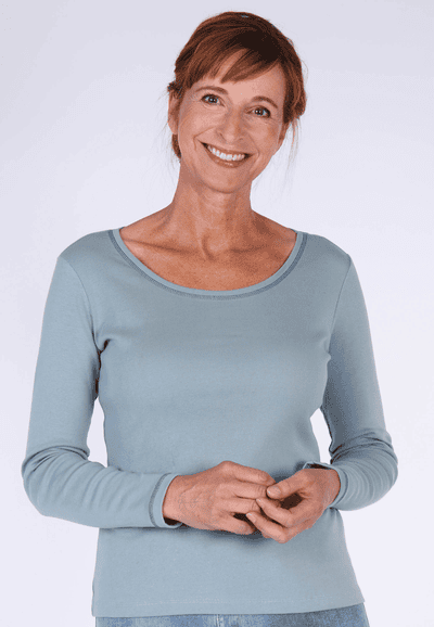 Langarmshirt Alani - sky