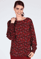 Bluse Shelby  - dark grape