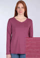 Langarmshirt Adiselle  - wine