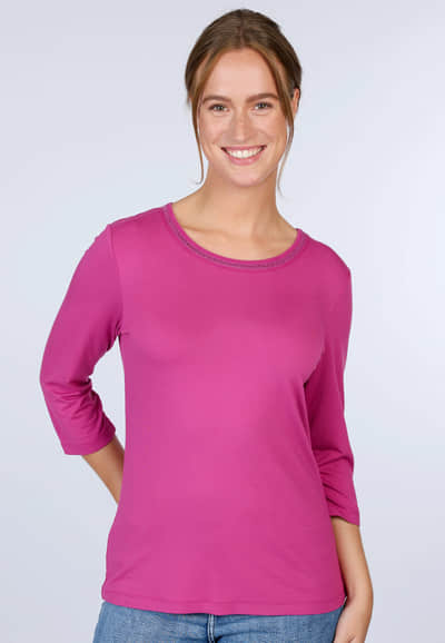 3/4 Arm-Shirt Mabel  - raspberry