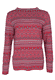 Strickpullover Sofia Circles - rubin