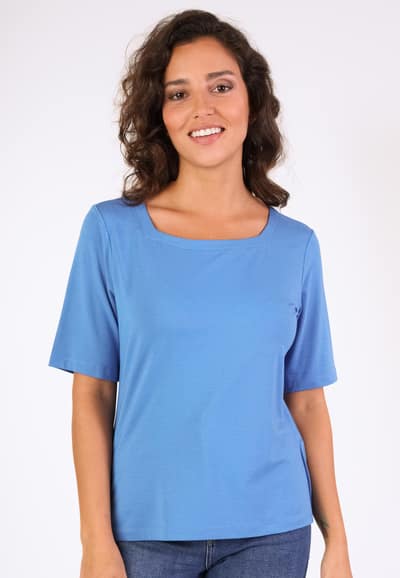 T-Shirt Constantina solid - royal blue
