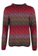 Strickpullover Dorit Gradient - plum