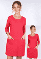 Wendekleid Tola Bow  - rubin