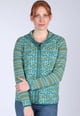 Strickjacke Freya blossom - emerald