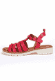 Riemchensandale Clerina - cerise