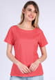 T-Shirt Zoe diamond - peach