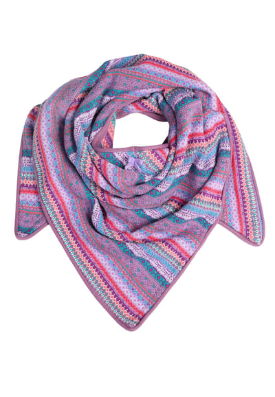 Dreieckstuch Elisabeth Crazy - amethyst