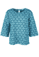 Shirt Katinkali sunflower - ocean