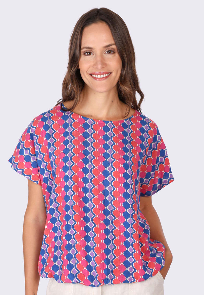 Bluse Meren  - rouge