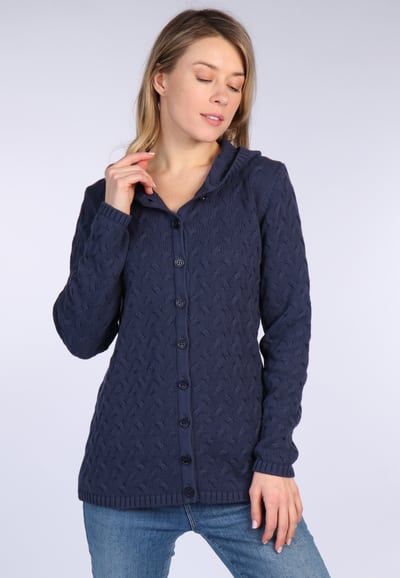 Strickjacke Elfrieda  - navy