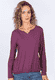 Langarmshirt Pauluna  - plum