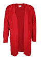Strickmantel Ineb - red