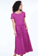 Kleid Malind mandala - raspberry