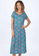 Kleid Masalita oriental - ocean