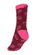 Socken Irma bouquet - burgundy