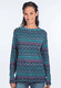 Strickpullover Sofia Circles - navy