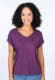 T-Shirt Betzinka solid  - deep purple
