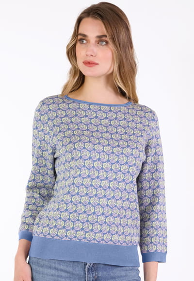 Strickpullover Camilla  - royal blue