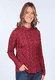 Bluse Eltje little flower  - deep purple
