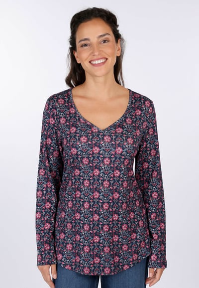 Langarmshirt Ninimala - navy