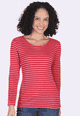 Langarmshirt Fiana - cerise