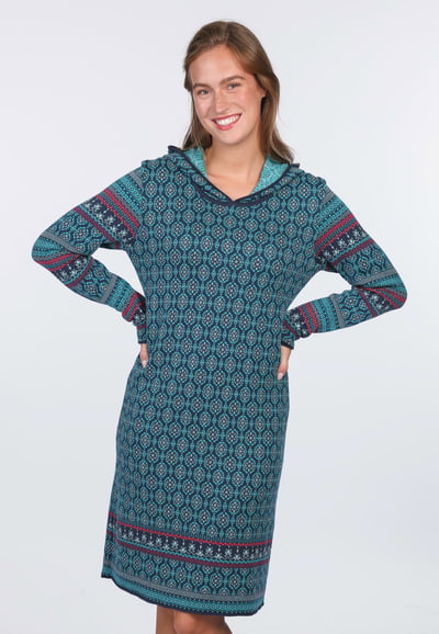 Strickkleid Benja circles - navy