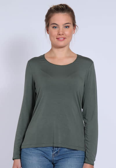 Langarmshirt Philia - thyme