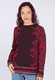 Strickpullover Sofia garden - plum