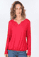 Langarmshirt Pauluna  - rubin