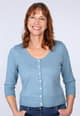 Strickjacke Liselotte  - blue shadow