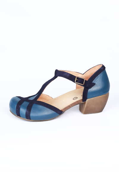 Spangenpumps Keithie - swedish blue