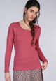 Langarmshirt Malin - rose wine