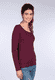 Langarmshirt Malin - plum