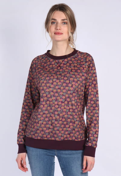 Sweater Shona garden  - plum