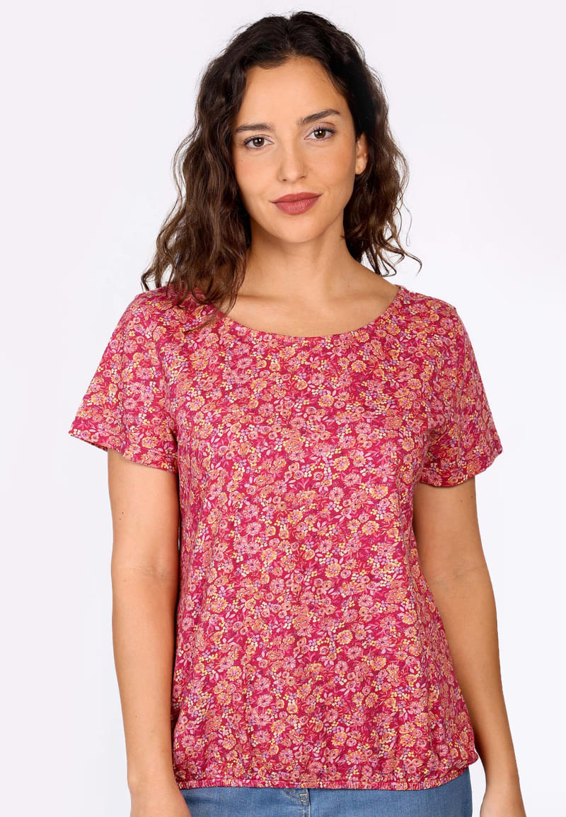T-Shirt Linde - cerise