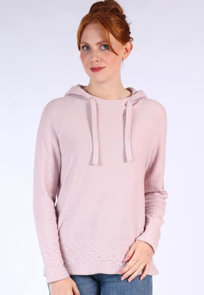 Strickhoodie Candela - rose