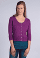 Strickjacke Liselotte - orchid