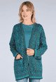 Strickjacke Tati wild blossom - navy