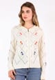 Strickjacke Maliya  - ivory