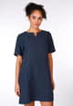 Leinenkleid Bloom - navy
