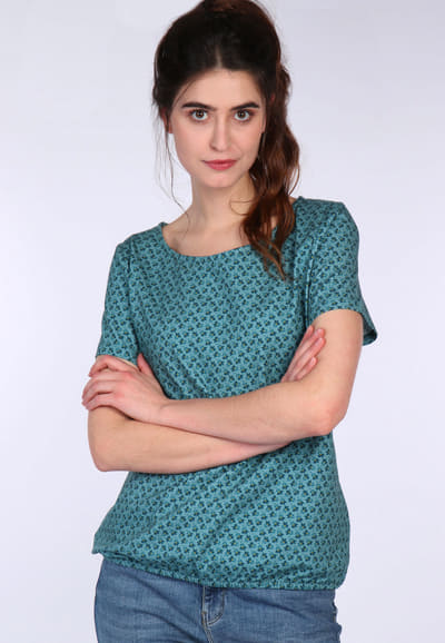 T-Shirt Linde - blue pearl