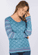 Strickpullover Josefine  - ocean