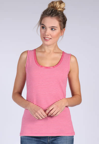 Top Theda stripe  - pink