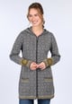 Strickmantel Mareike  - ebony