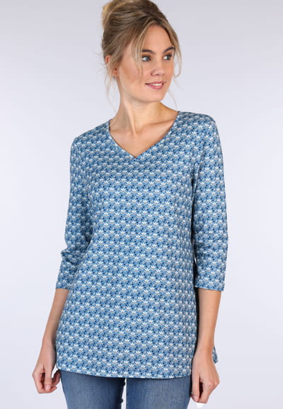 Shirt Liana - swedish blue