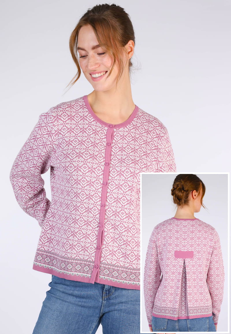 Strickjacke Kadir nordic - tea rose