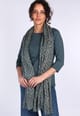 Tuch Geflo geo flower  - deep ocean