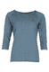Langarmshirt Zoa geo flower - deep ocean