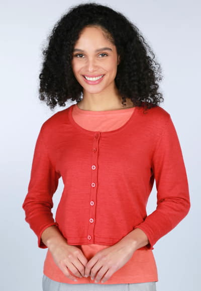 Strickjacke Lisella - cardinal